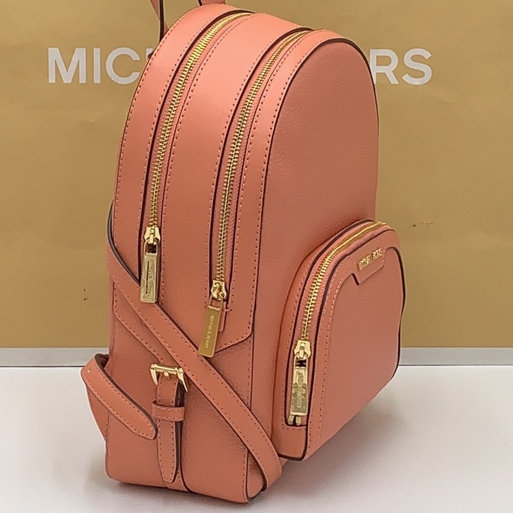 MICHAEL KORS
Jaycee Medium Zip Pocket Pebbled Leather Backpack - Picture 13 of 16